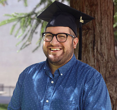 Richard Hernandez shares his journey to a graduate degree. Photo courtesy of Richard Hernandez.
