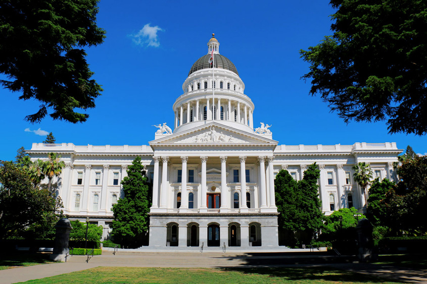 California State Capitol Building.