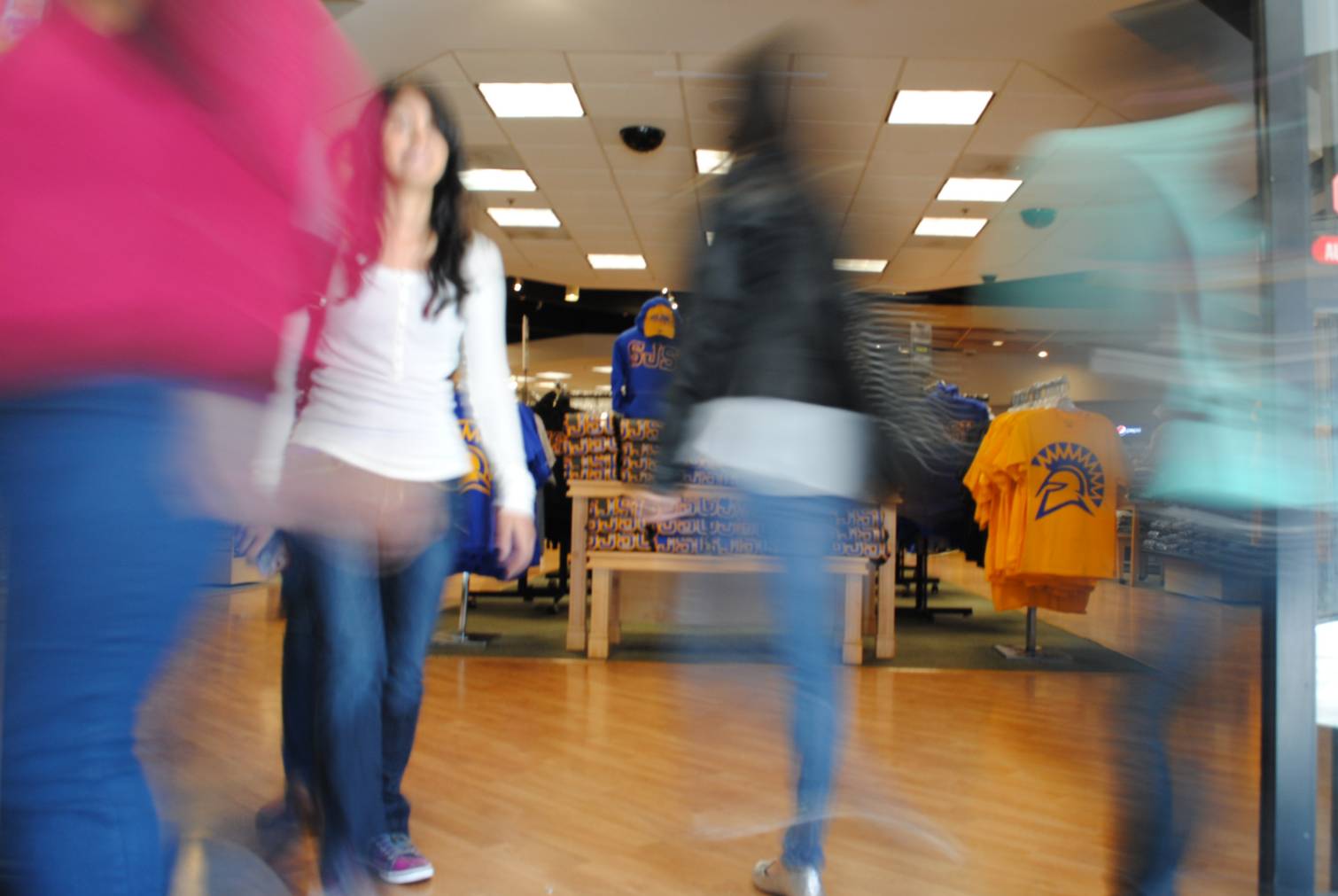 SJSU Bookstore with Students