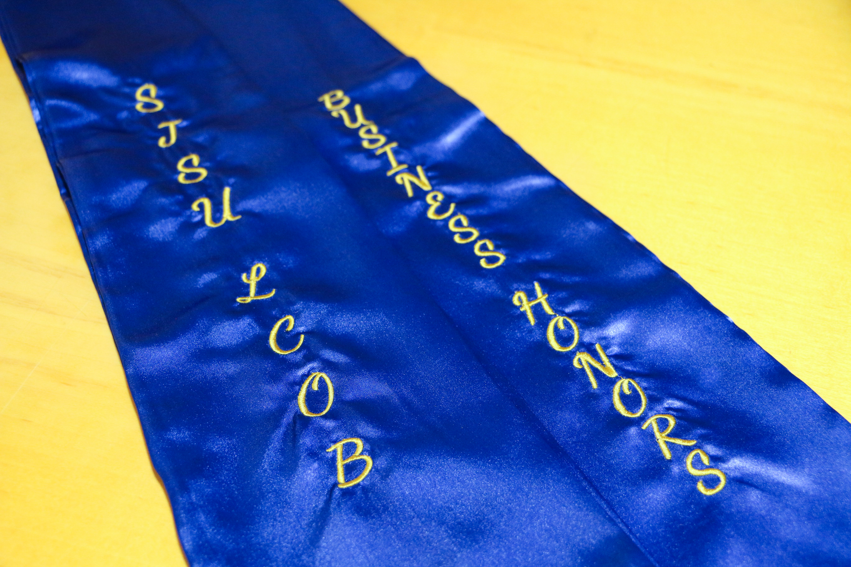 Business Honors Program stoles