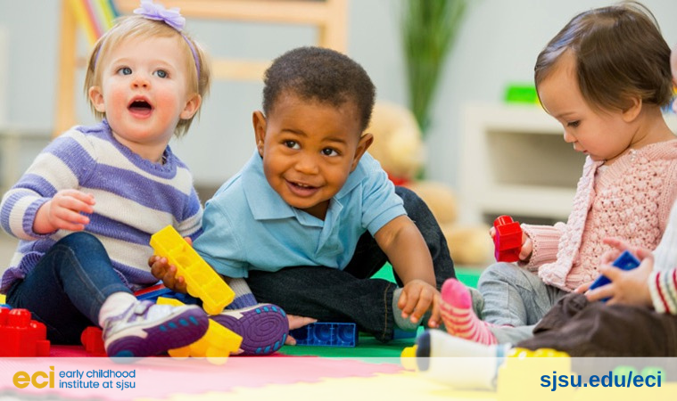 Children Play on a Colorful Mat