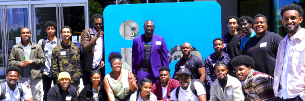 Picture of students attending black engineers week