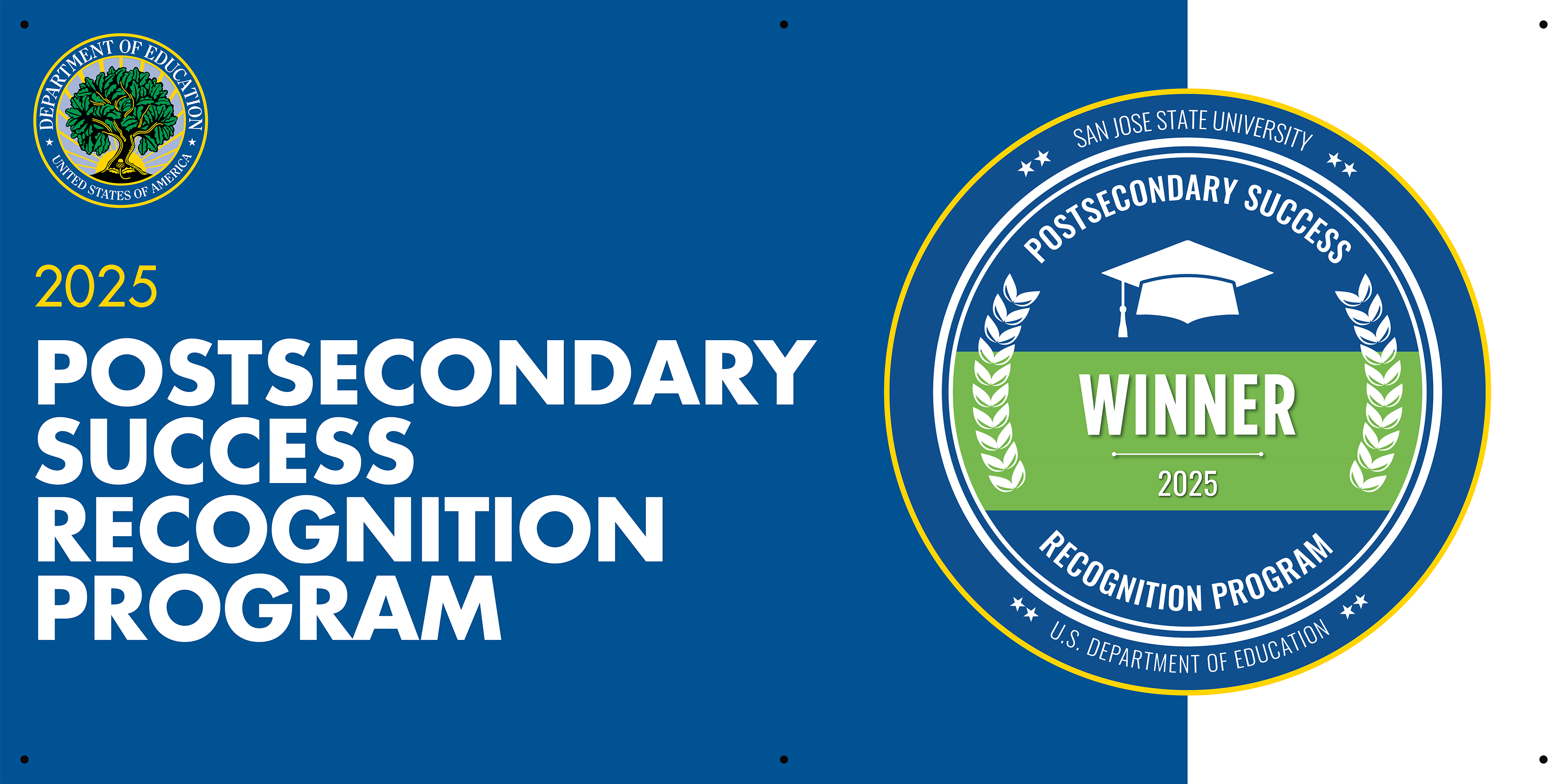 Postsecondary Success Recognition Program Banner