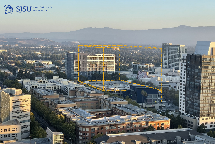 Alquist Redevelopment project site aerial view