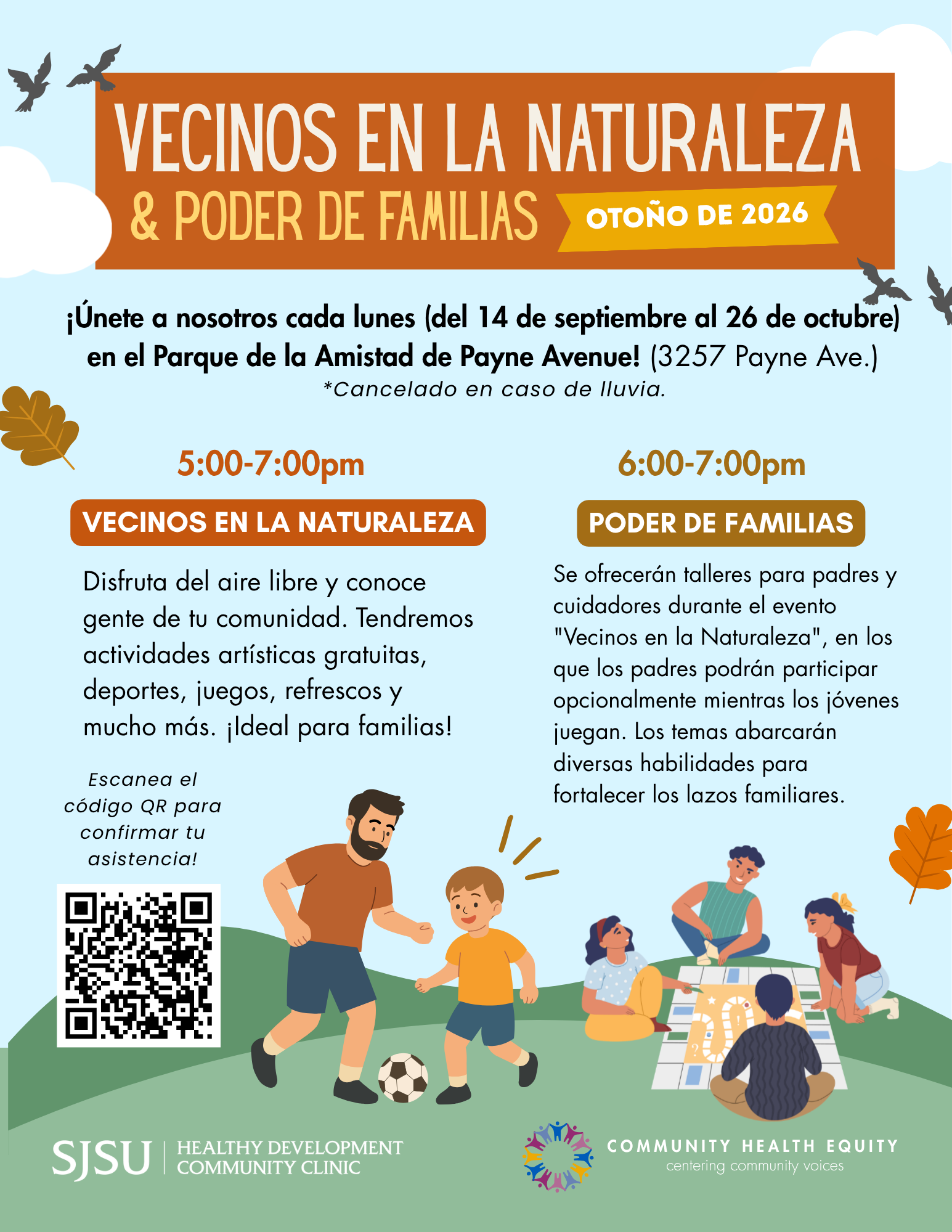 Volante- Vecinos en la naturaleza y Poder de familias