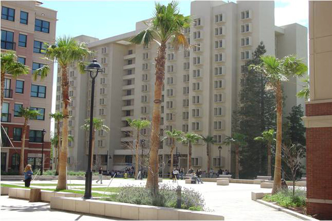 exterior view of SJSU Joe West Hall