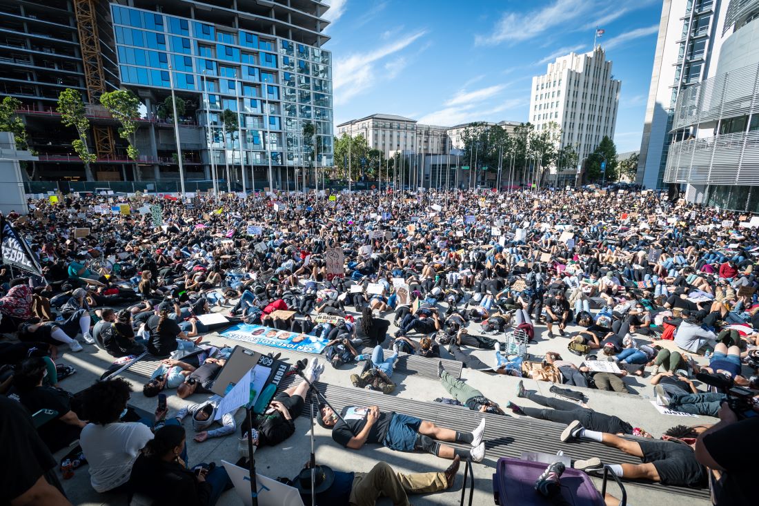 NAACP Die-In Event at SJ City Hall