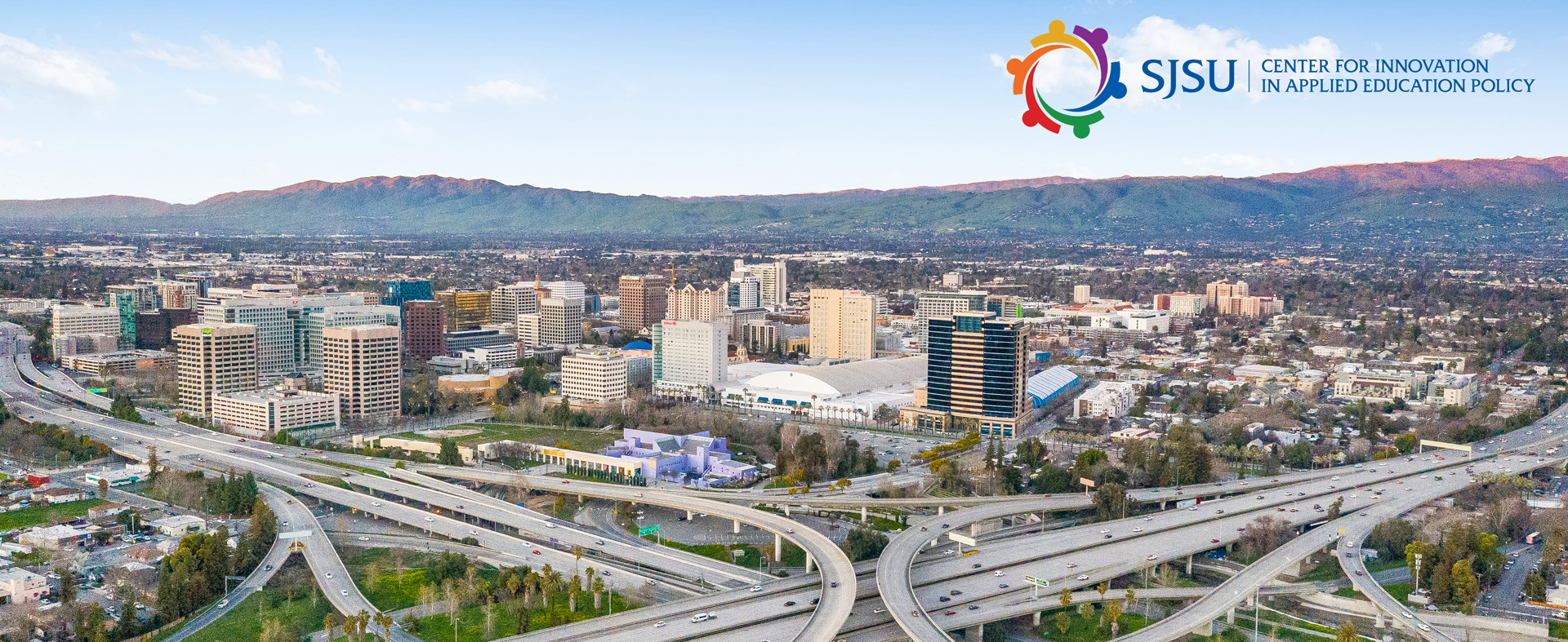 Aerial view of downtown San Jose.