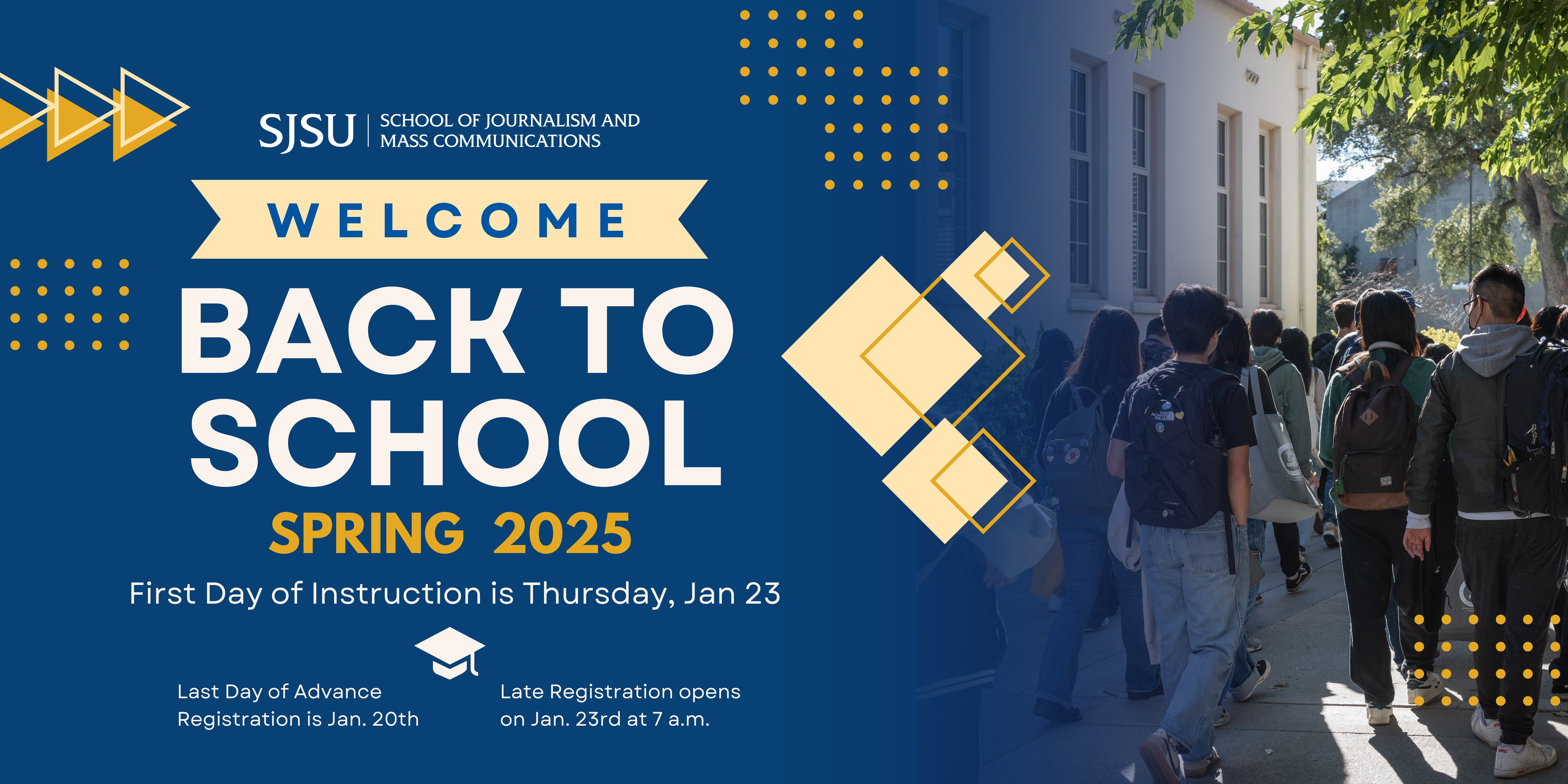 Spring 2025 Welcome Back Banner