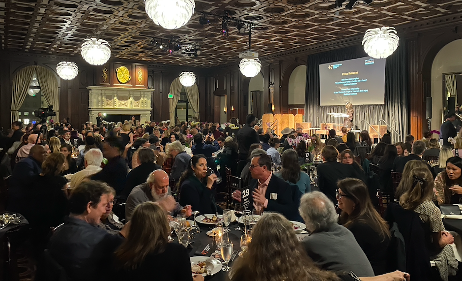 picture of award gala room