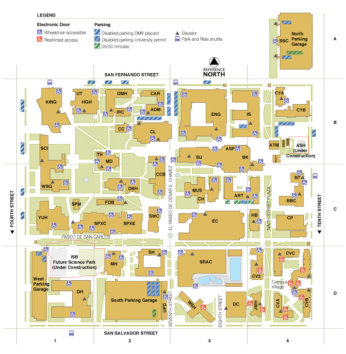 Main Campus Map | San Jose State University