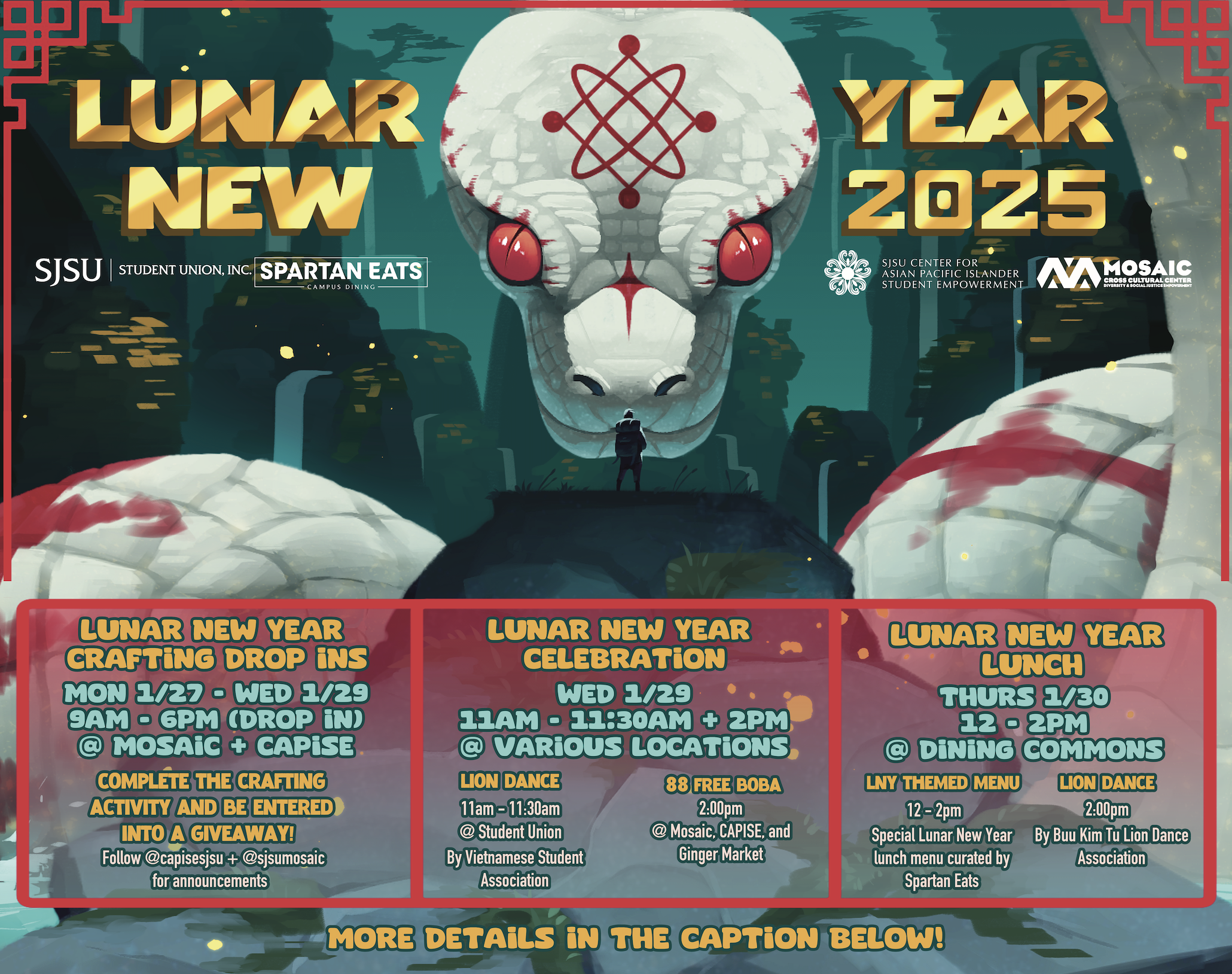 Flyer for Lunar New Year 2025