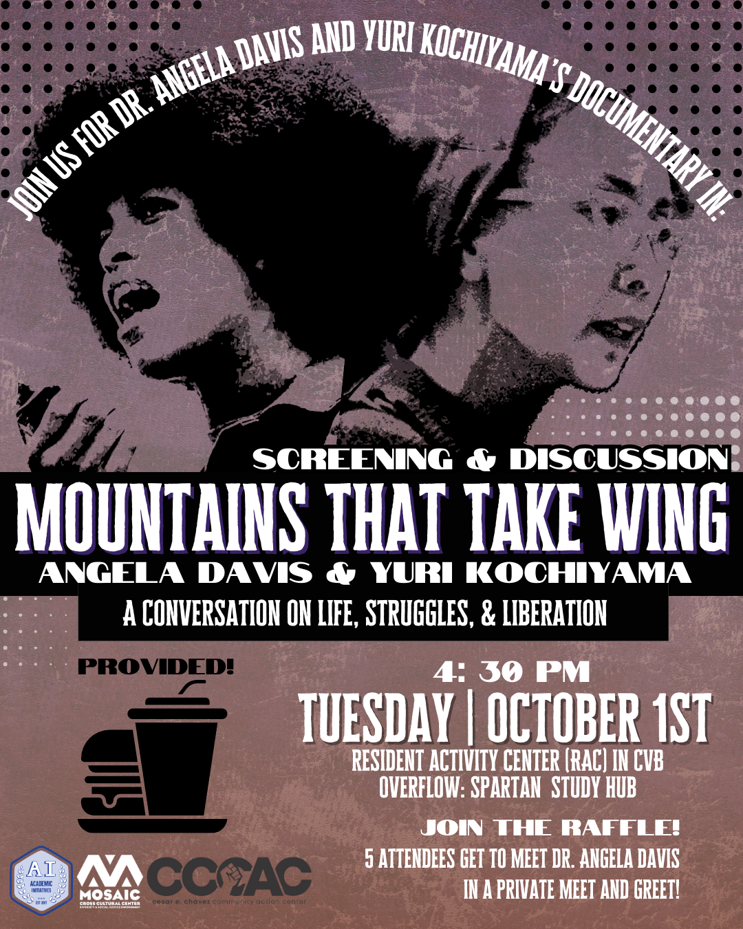 Flyer for Mountains Take Wing Screening