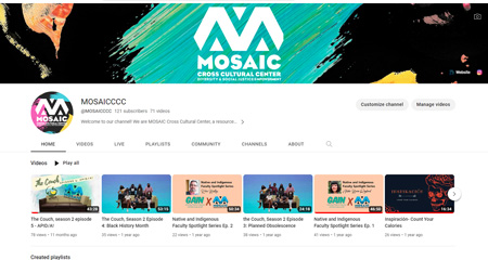 YouTube Page