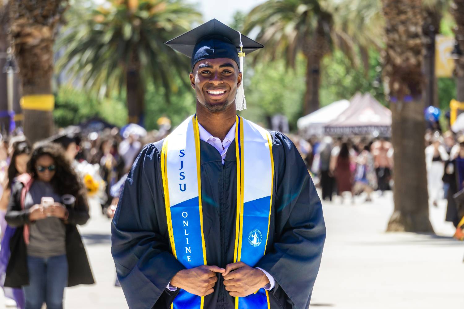 SJSU Online graduate Elisha Hall