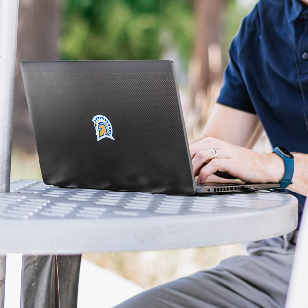 Man on Laptop