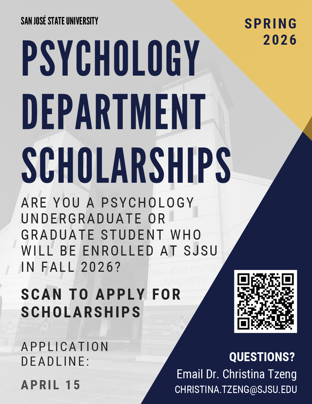 Scholarships Spring 2026