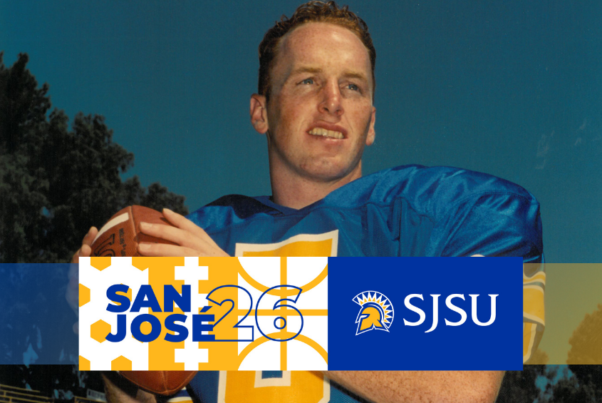 Jeff Garcia, ’97 Marketing, is a four-time Canadian Football League All-Star
