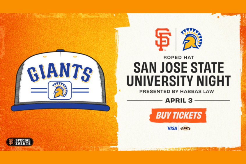SJSU Night at the Giants vs. Mets, hosted by Habbas Law.