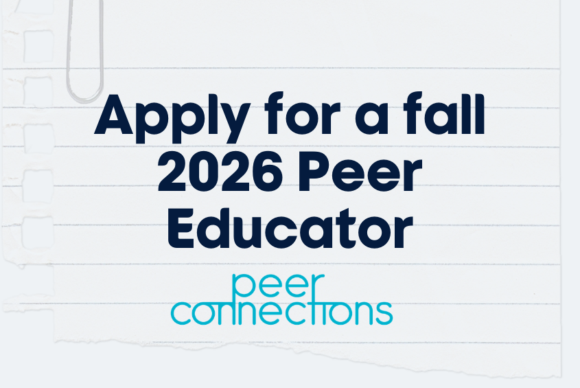 Apply for a Fall 2026 peer educator in your classroom