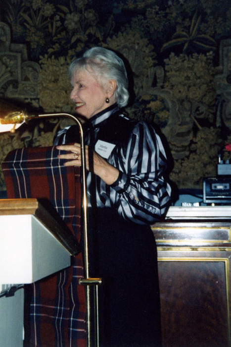 Dr. Cox receiving an award