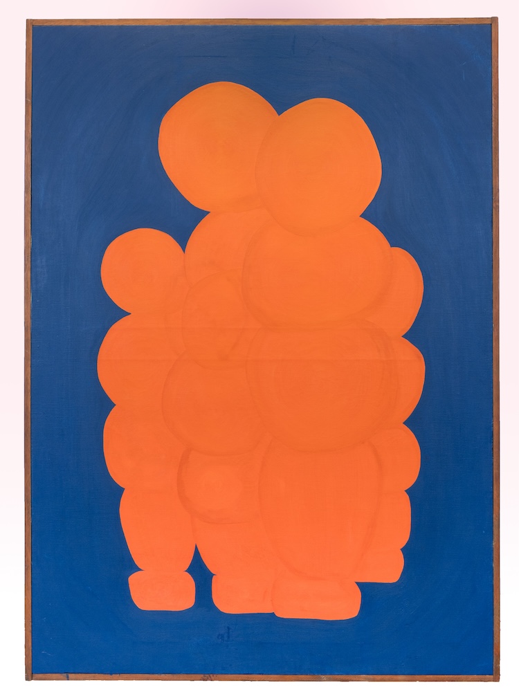 Diana Pumpelly Bates, Untitled (Orange/Black), 1968