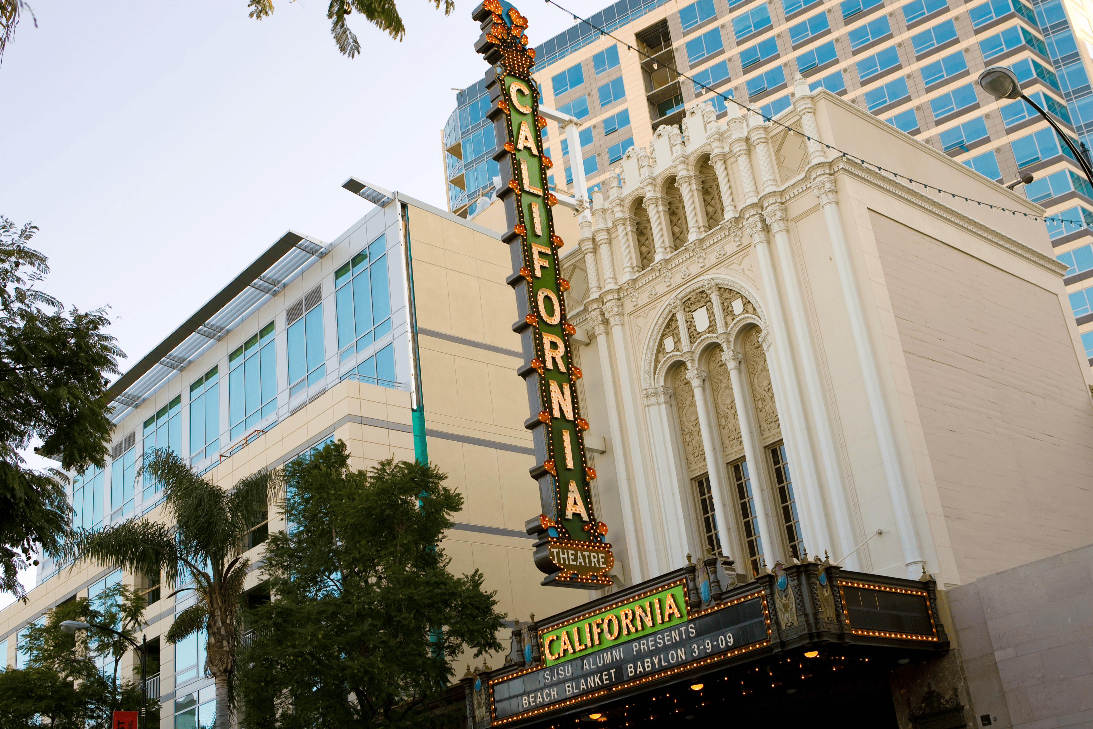 California Theater in the South First Area (SoFA) District of downtown San Jose.